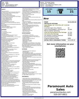 2019 BMW M5 Competition