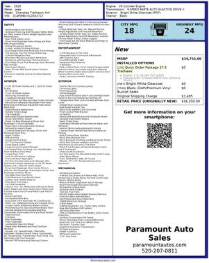 2020 Jeep Cherokee Trailhawk