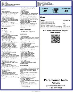 2018 Honda Civic Sport