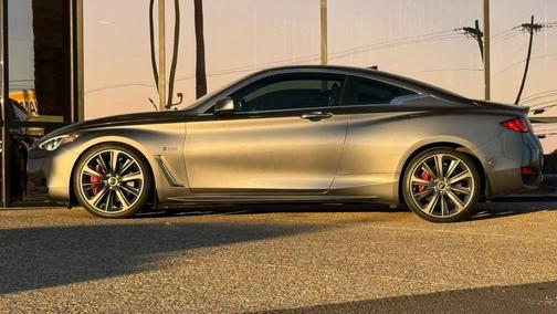 Graphite Shadow 2018 INFINITI Q60 3.0t Red Sport 400
