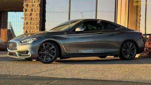 Graphite Shadow 2018 INFINITI Q60 3.0t Red Sport 400