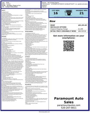 2019 Lincoln Navigator Reserve