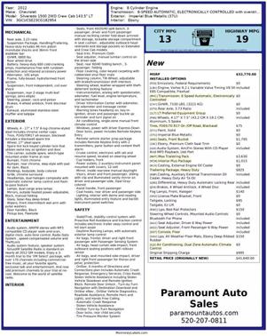 2012 Chevrolet Silverado 1500 LT