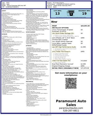 2015 Jeep Grand Cherokee SRT