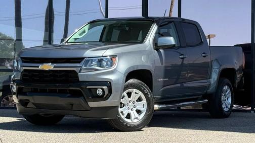Satin Steel Metallic 2021 Chevrolet Colorado LT