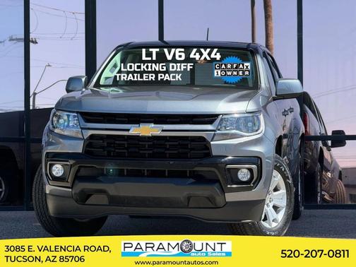 Satin Steel Metallic 2021 Chevrolet Colorado LT