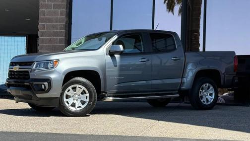 Satin Steel Metallic 2021 Chevrolet Colorado LT