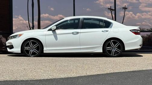 White Orchid Pearl 2016 Honda Accord Sport