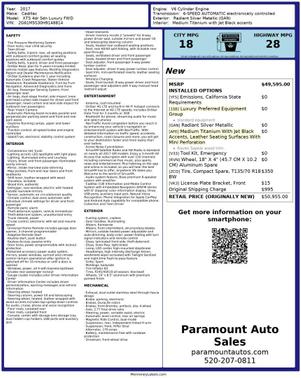 2017 Cadillac XTS Luxury