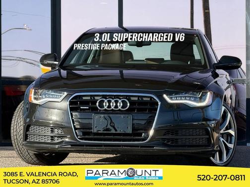 Black 2012 Audi A6 3.0T Prestige Quattro