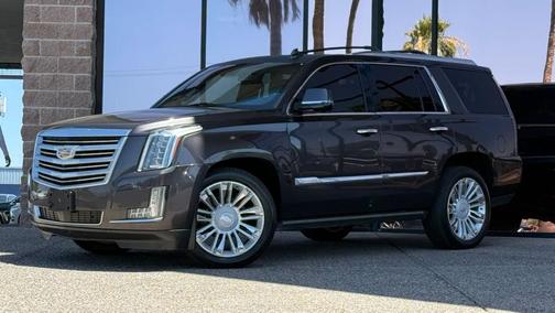 Dark Granite Metallic 2016 Cadillac Escalade Platinum