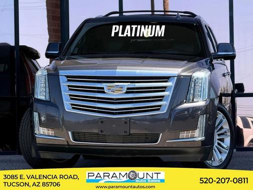 Dark Granite Metallic 2016 Cadillac Escalade Platinum