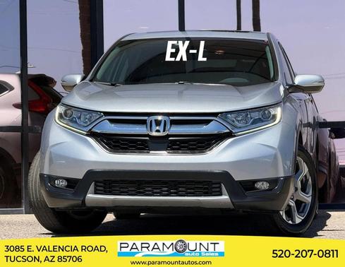 Lunar Silver Metallic 2017 Honda CR-V EX-L