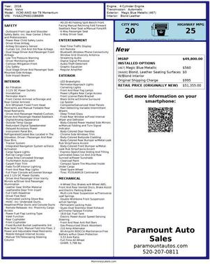 2016 Volvo XC90 T6 Momentum