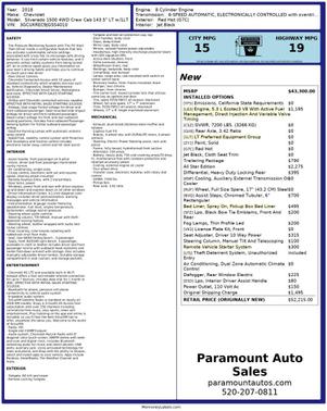 2018 Chevrolet Silverado 1500 1LT