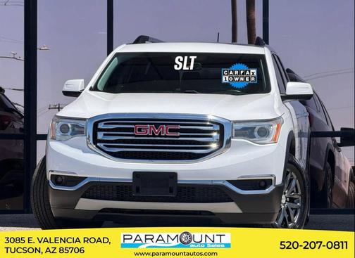 Summit White 2017 GMC Acadia SLT-1