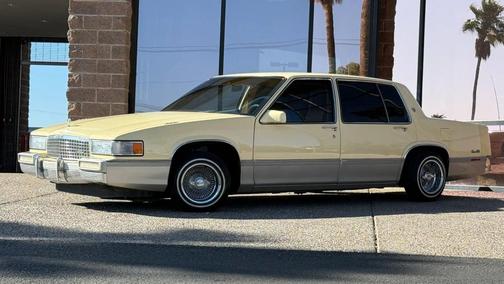 Beige 1989 Cadillac DeVille Sedan