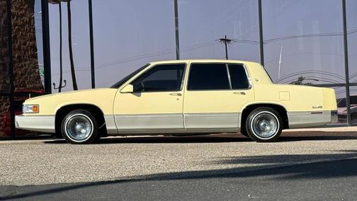 Beige 1989 Cadillac DeVille Sedan
