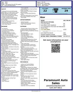 2019 Audi A6 55 Premium Plus