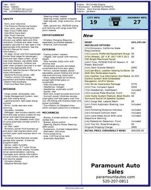 2017 Cadillac XT5 Luxury