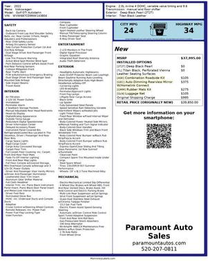 2022 Volkswagen Golf GTI 1.4T TSI