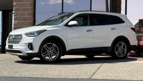 Monaco White 2018 Hyundai SANTA FE SE Ultimate
