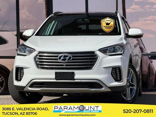 Monaco White 2018 Hyundai SANTA FE SE Ultimate