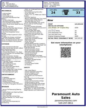 2017 Mercedes-Benz GLA 250 Base