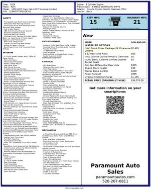 2015 RAM 1500 Laramie