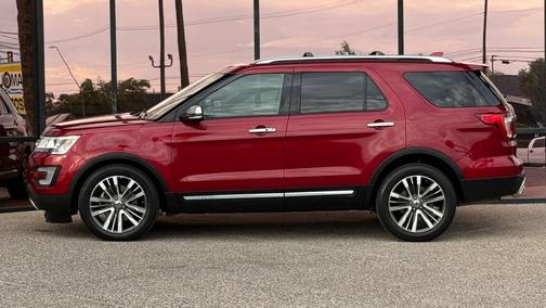 Ruby Red Metallic Tinted Clearcoat 2017 Ford Explorer Platinum