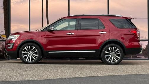 Ruby Red Metallic Tinted Clearcoat 2017 Ford Explorer Platinum