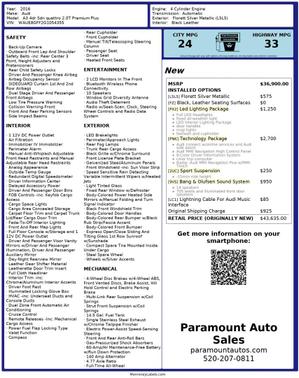 2016 Audi A3 2.0T Premium Plus