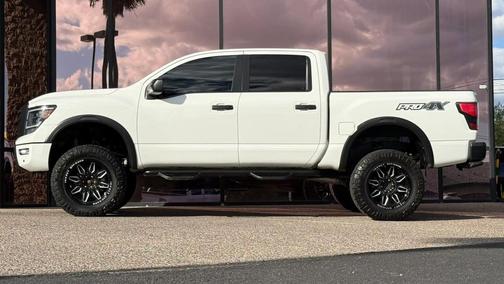 Glacier White 2022 Nissan Titan PRO-4X