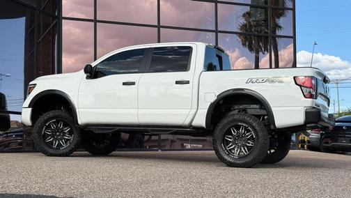Glacier White 2022 Nissan Titan PRO-4X