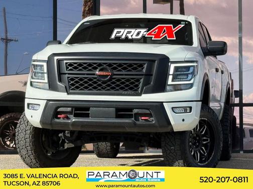 Glacier White 2022 Nissan Titan PRO-4X