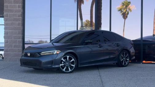 Meteorite Gray Metallic 2026 Honda Civic Hybrid Sport