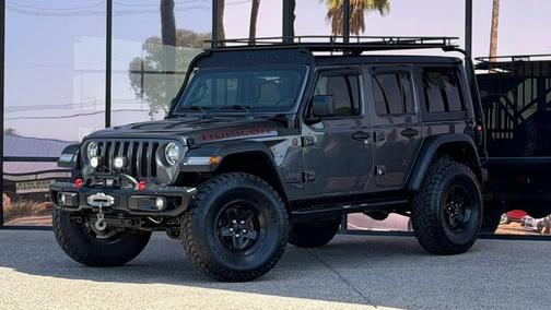 Granite Crystal Metallic Clearcoat 2018 Jeep Wrangler Unlimited Rubicon