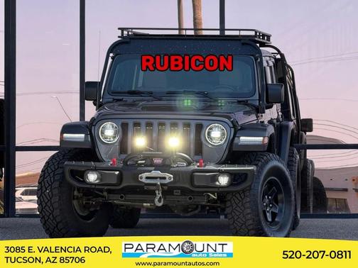 Granite Crystal Metallic Clearcoat 2018 Jeep Wrangler Unlimited Rubicon