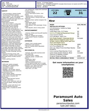 2018 Chevrolet Camaro 1LT