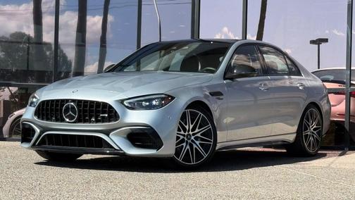 Cirrus Silver Metallic 2024 Mercedes-Benz AMG C 63 S E Performance