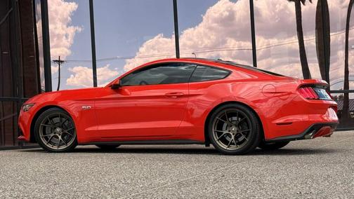 Competition Orange 2016 Ford Mustang GT Premium