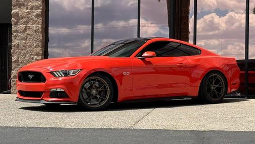Competition Orange 2016 Ford Mustang GT Premium