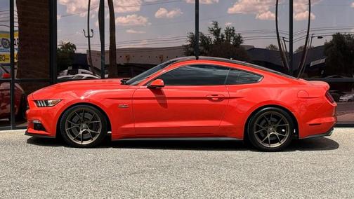 Competition Orange 2016 Ford Mustang GT Premium