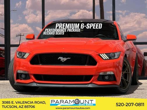 Competition Orange 2016 Ford Mustang GT Premium