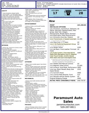 2016 Chevrolet Camaro 2SS