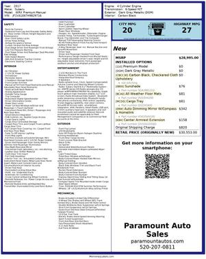 2017 Subaru WRX Premium