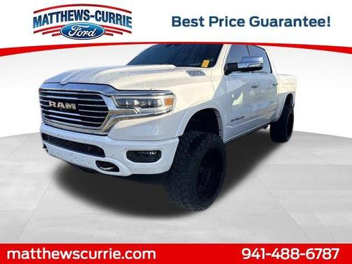 Ivory White Tri-Coat Pearlcoat 2020 RAM 1500 Longhorn