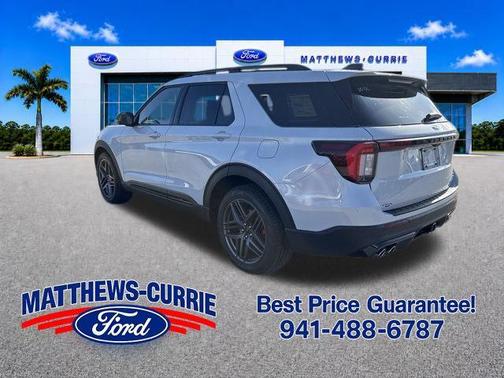 SPACE WHITE METALLIC 2026 Ford Explorer ST