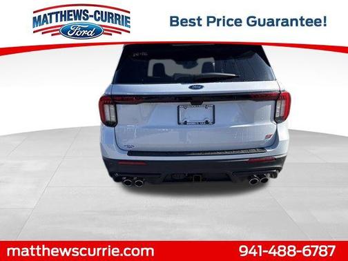 SPACE WHITE METALLIC 2026 Ford Explorer ST