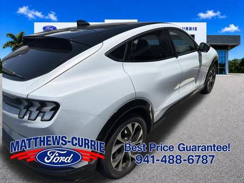Space White Metallic 2023 Ford Mustang Mach-E Premium